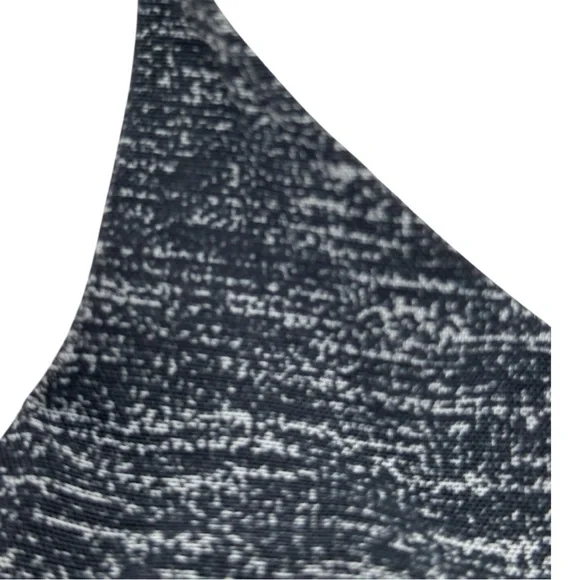 Victorias Secret Racerback Sports Bra 34C Heathered Gray Navy/Black •Adjustable - Picture 7 of 9